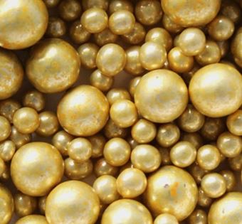 Picture of GOLD MIXED SUGAR PEARLS